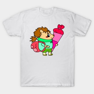 School start of school children school bag T-Shirt